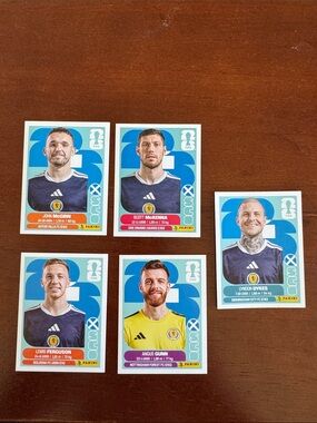 Panini FIFA 2026 World Cup Scotland Stickers Set of 5